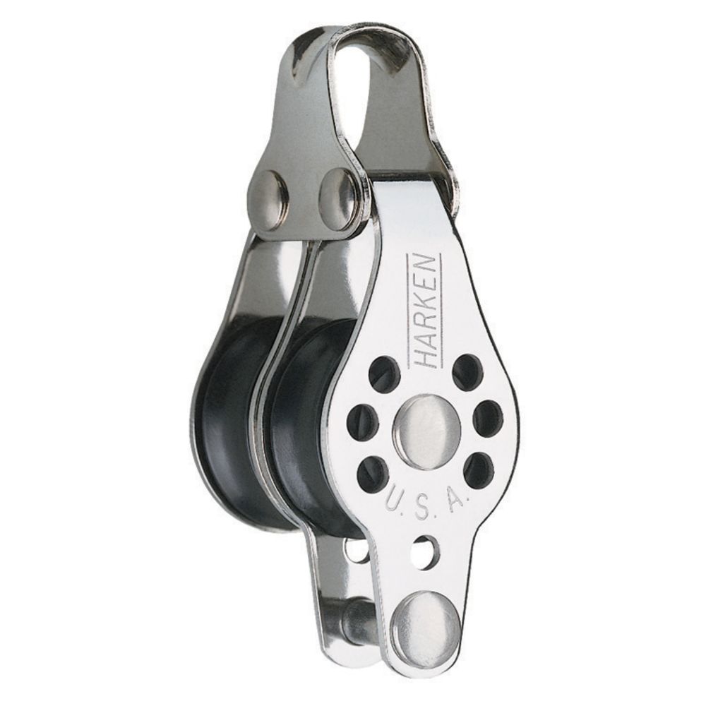 Harken Micro dubbelblock med hunsvott H227
