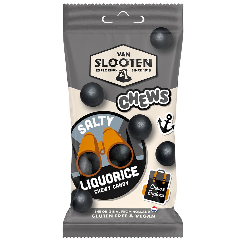 Van Slooten Salty Liquorice Chewy makeinen 60 g