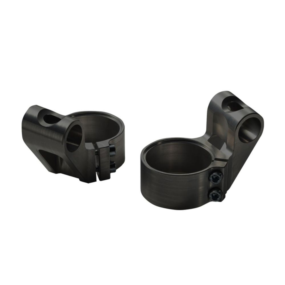 TRW-Lucas Clip-on raised tankokiinnikepari musta Ø-50mm