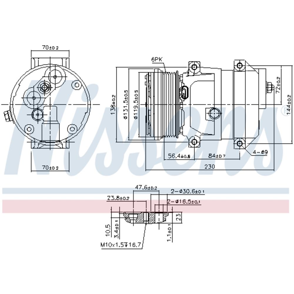 Ilmastointilaitteen kompressori 30-03995