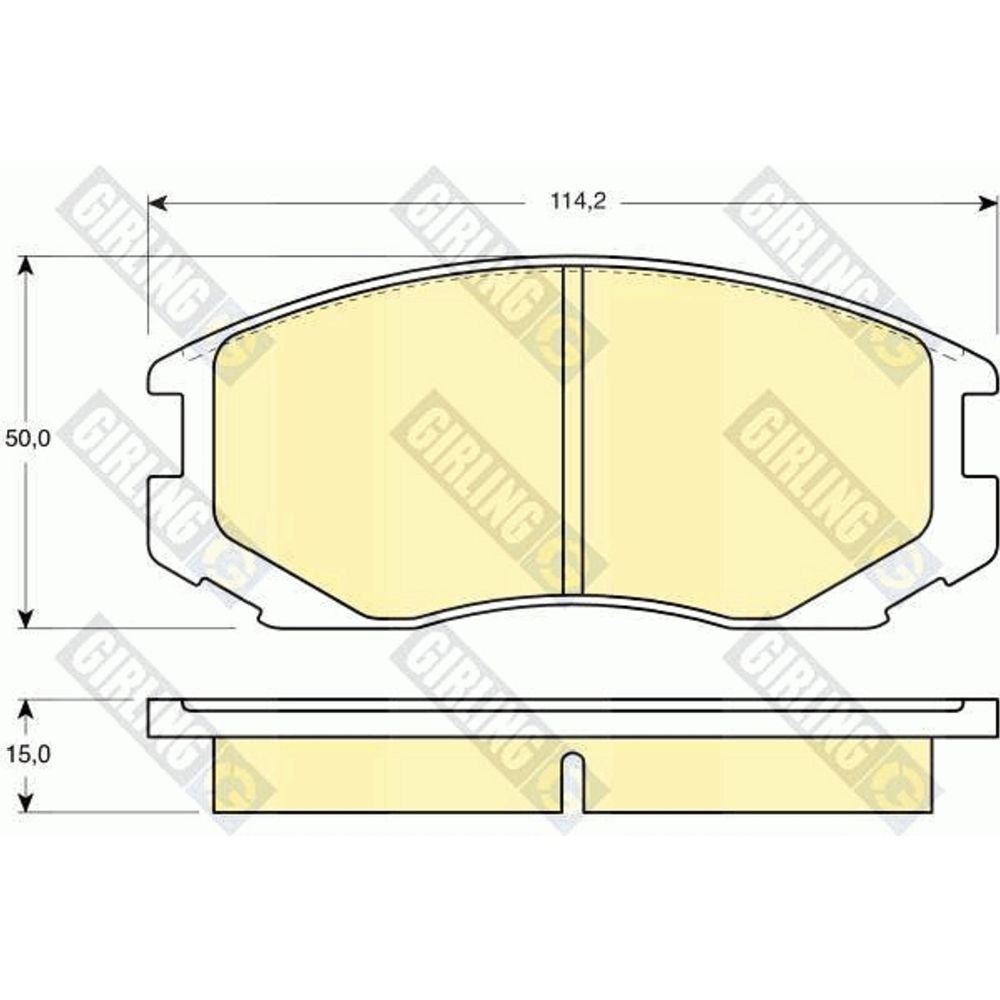 Piduriklotside komplekt 97-22563