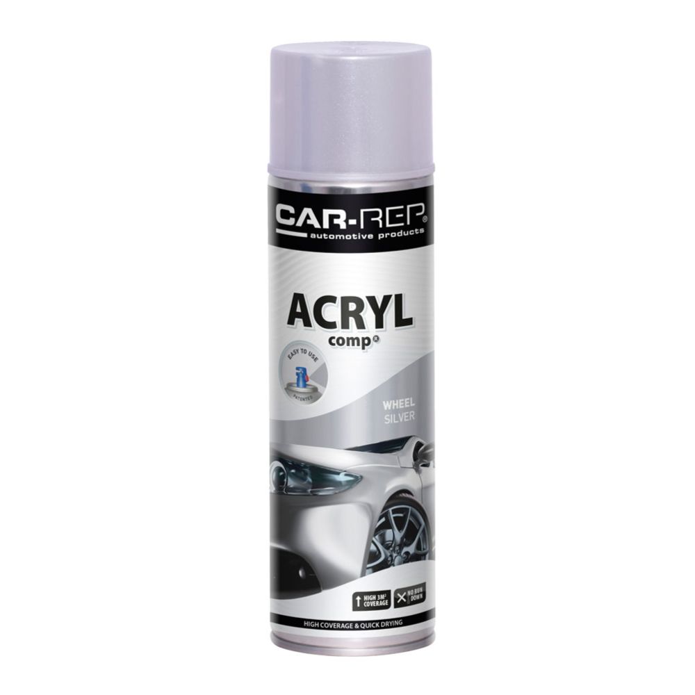 CAR-REP ACRYLcomp Vannemaali hopea 500 ml