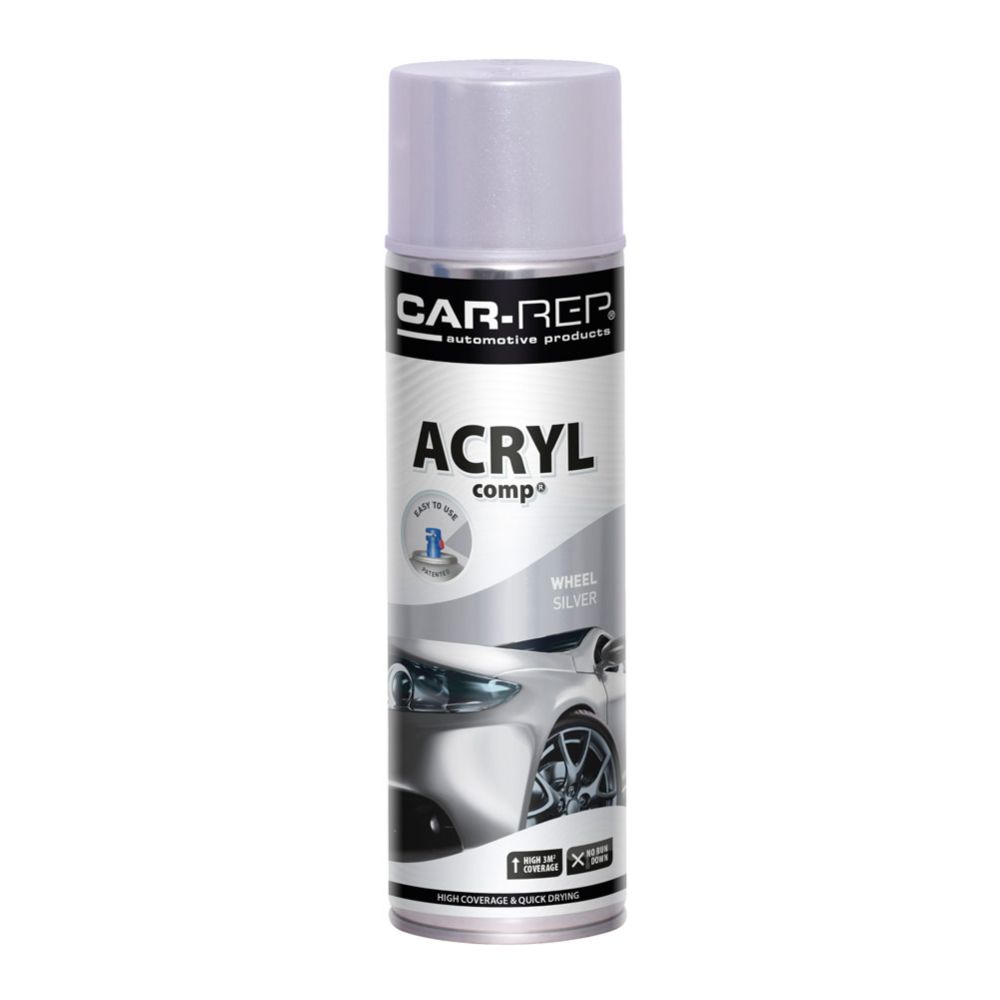 CAR-REP ACRYLcomp veljevärv hõbe 500 ml
