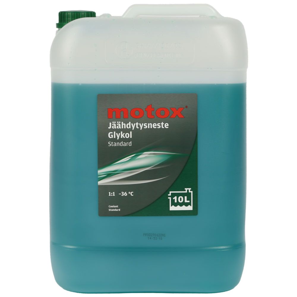 Motox Standard jahutusvedelik, roheline, 100%, 10 l