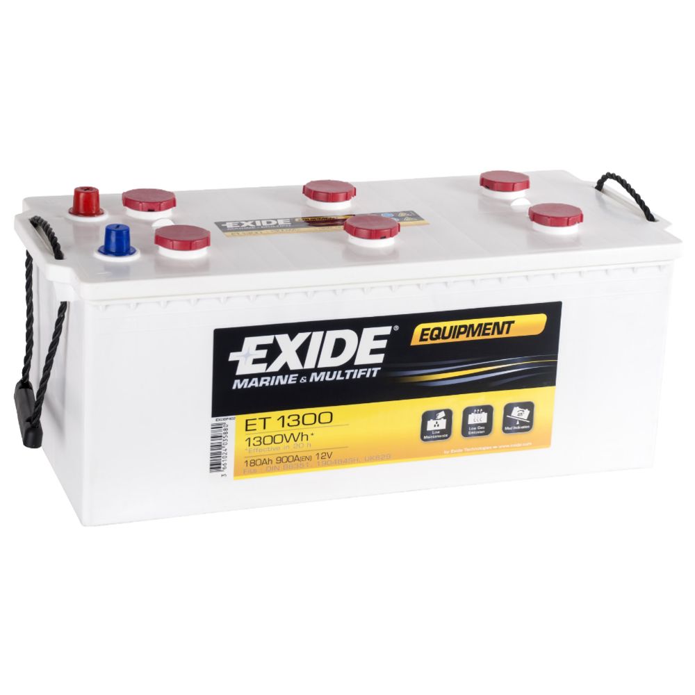 Exide Equipment ET1300 180 Ah/900 A/1300 Wh aku P515 x L225 x K225