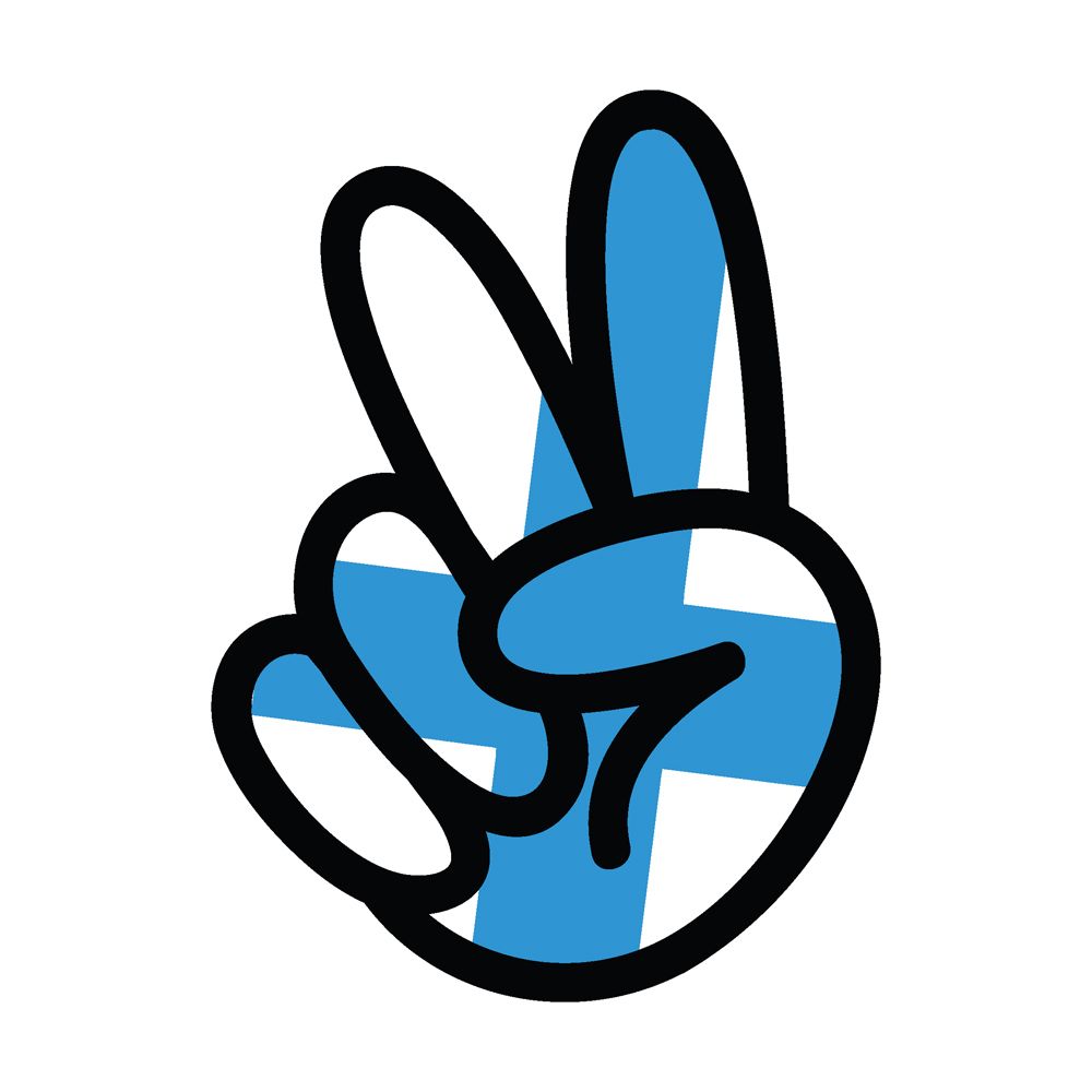 Kleebis Pimp Ur Ride Peace Finland