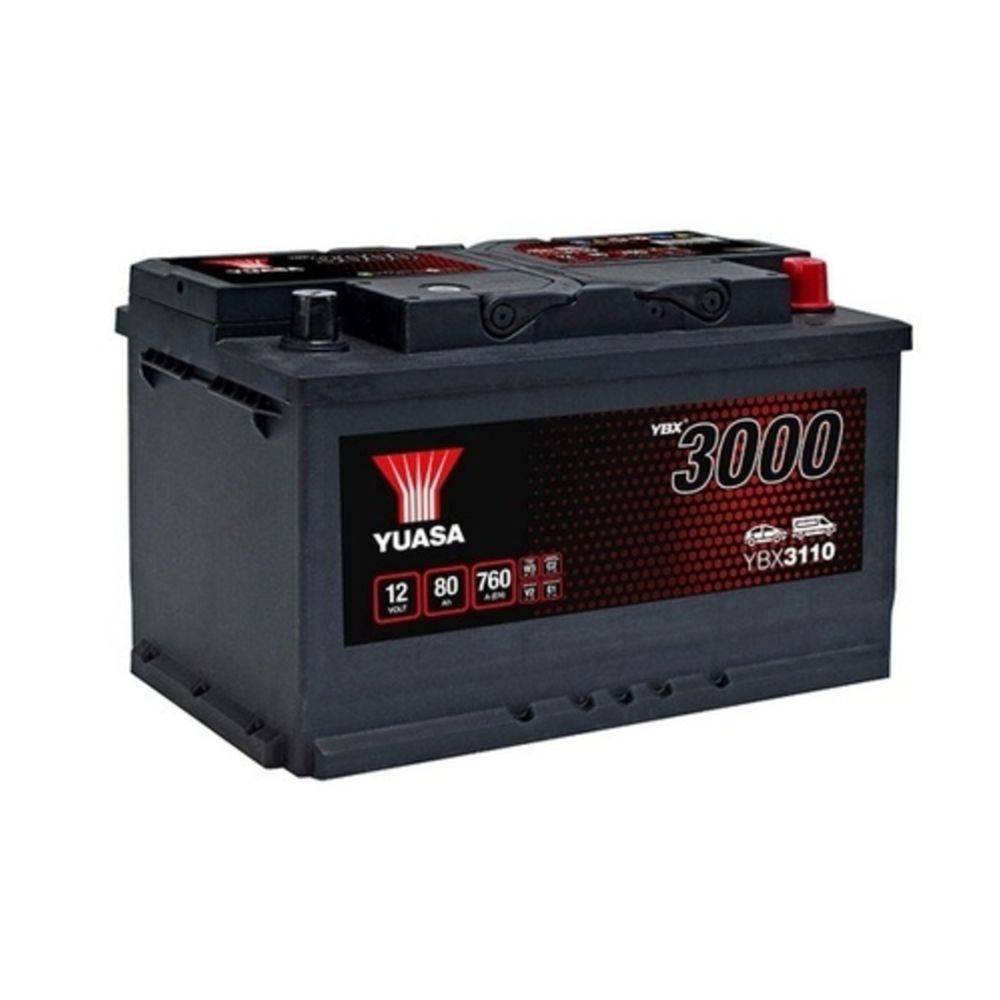 Yuasa YBX3110 80Ah / 760A Aku P317 x L175 x H175 -+
