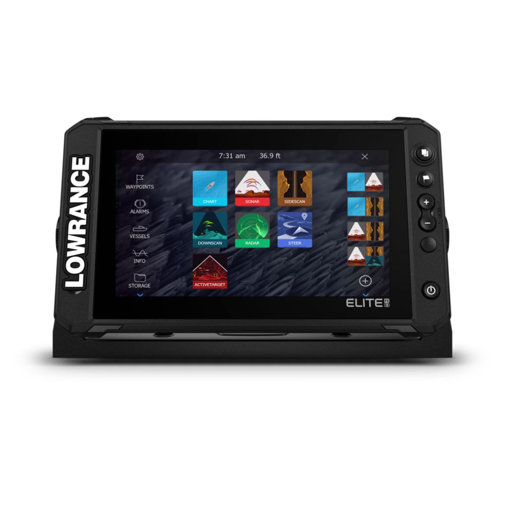 Lowrance Elite FS 9" Black Edition med Totalscan 3-i-1-sensor