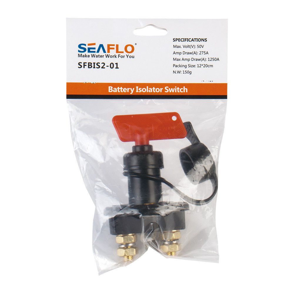 Seaflo Päävirtakytkin 50 V, 275 A / 1250 A