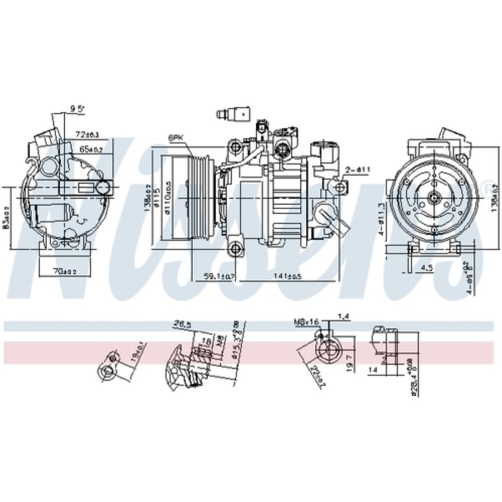 Ilmastointilaitteen kompressori 30-00218