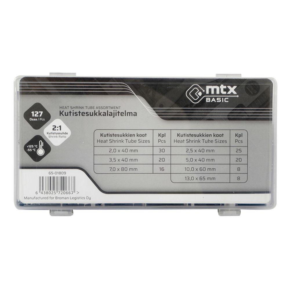 MTX Basic krympslangsats 127 delar
