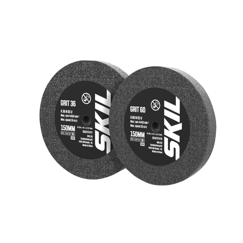 Skil smirgeli varukivi K36 & K60 150 mm