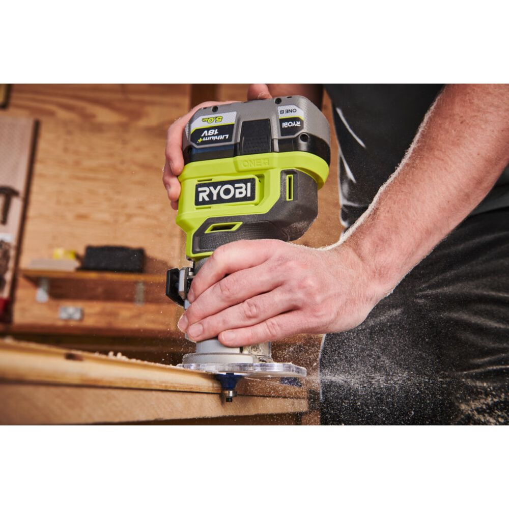 Ryobi ONE+ handöverfräs RTR18-0 utan batteri