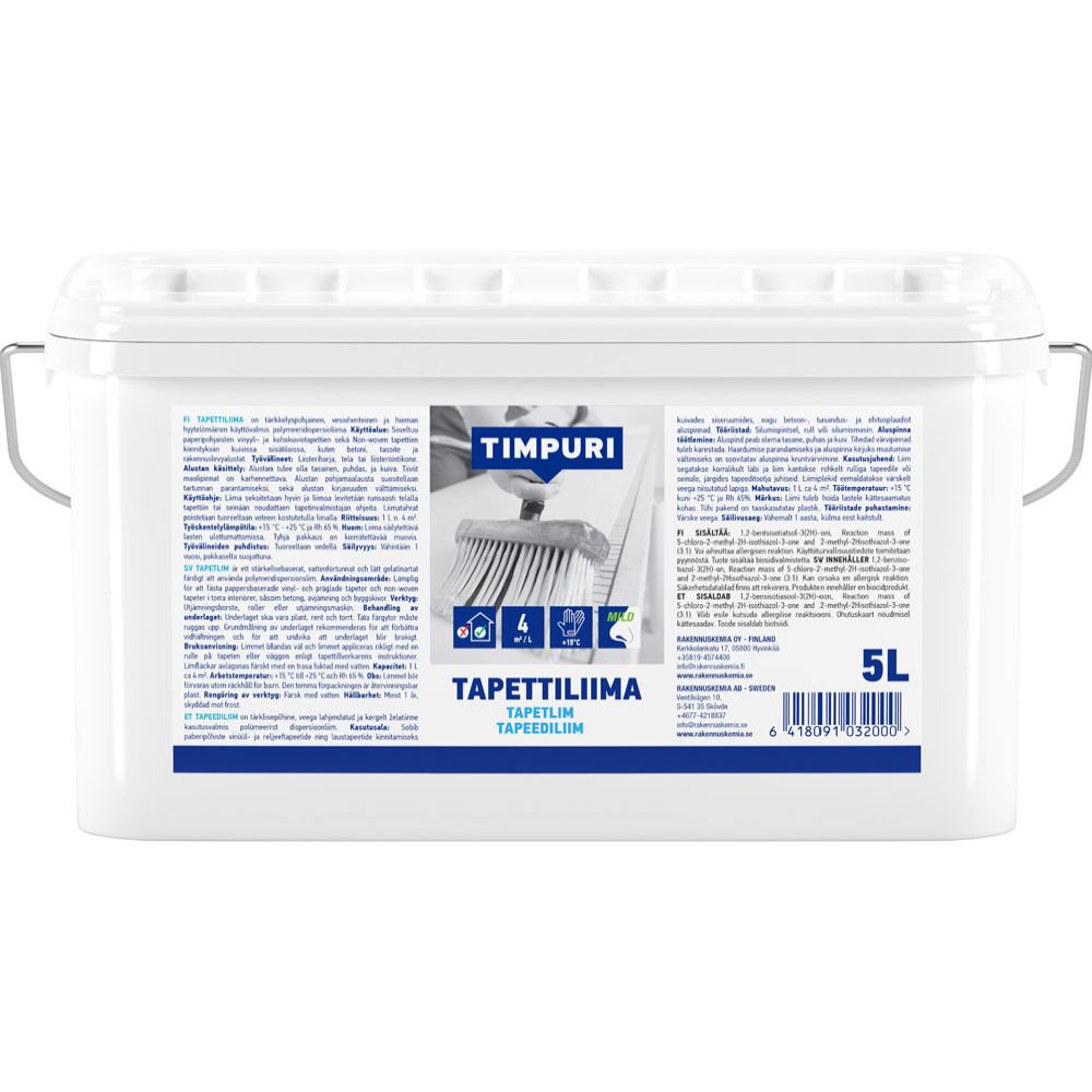Timpuri tapettiliima 5 l