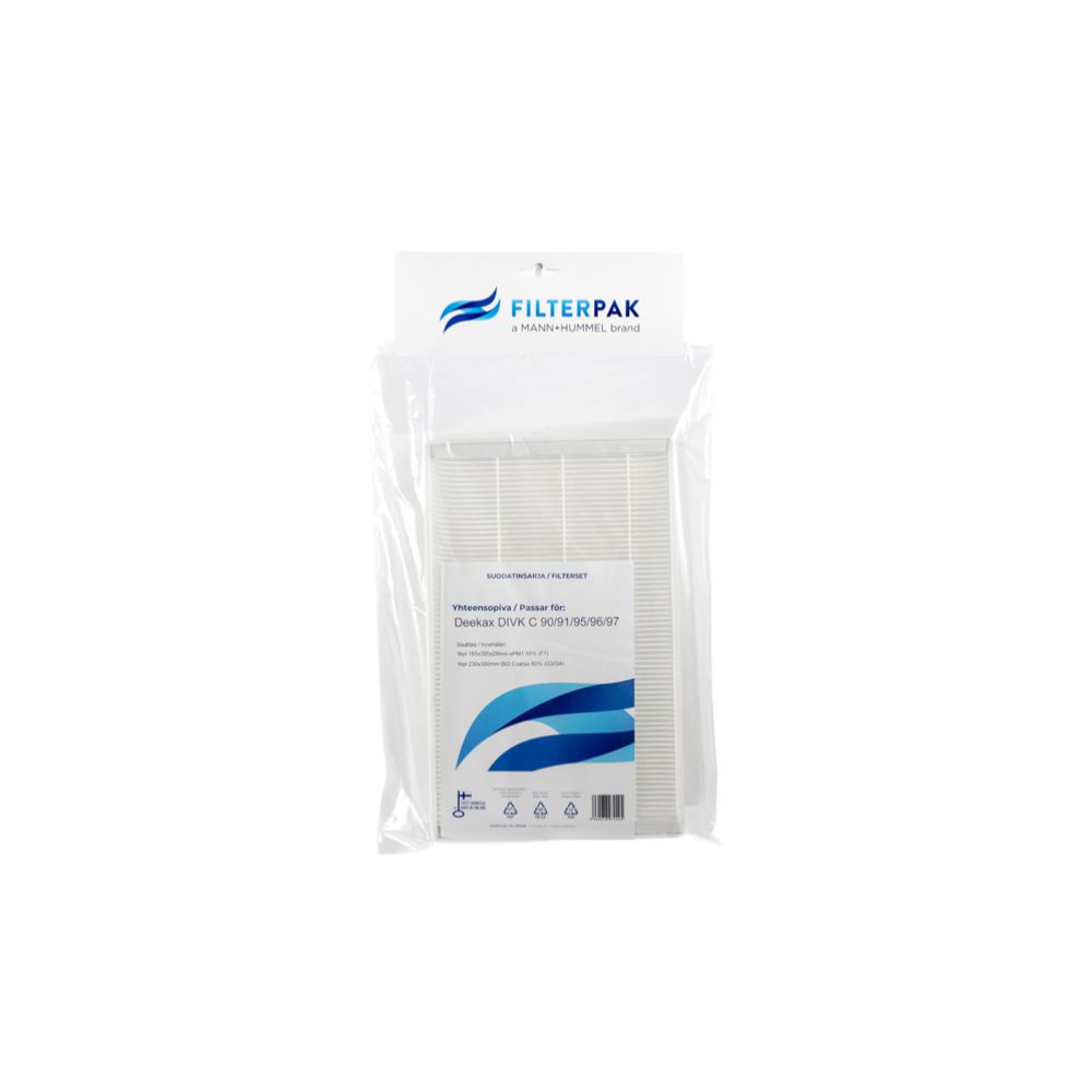 Filterpak Deekax DIVK C pientalosuodatinpakkaus
