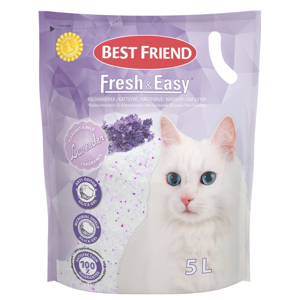 Best Friend Fresh & Easy laventeli 5L kissanhiekka