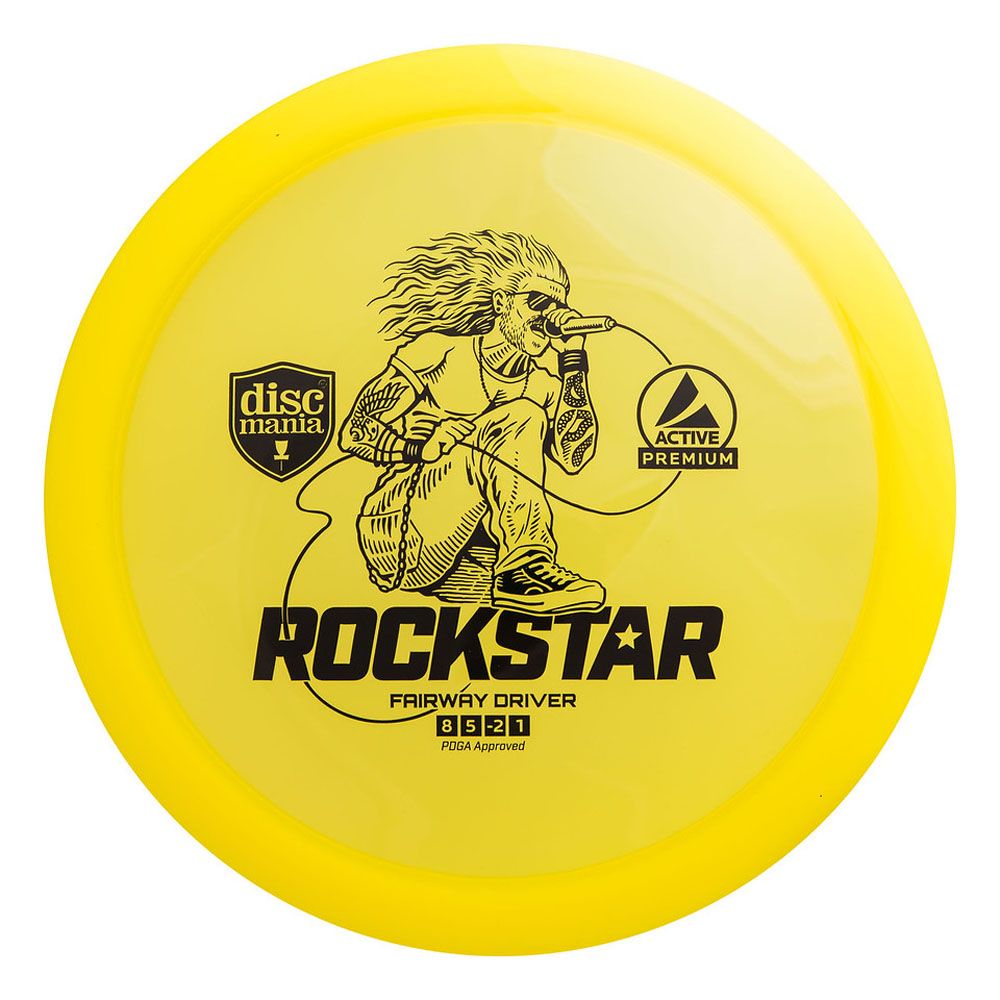 Discmania Active Premium Rockstar kaugmaaketas, kollane