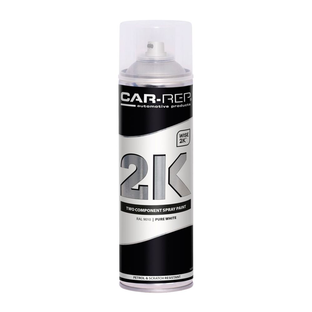 CAR-REP 2-Komponenttinen spraymaali valkoinen RAL9010 500 ml
