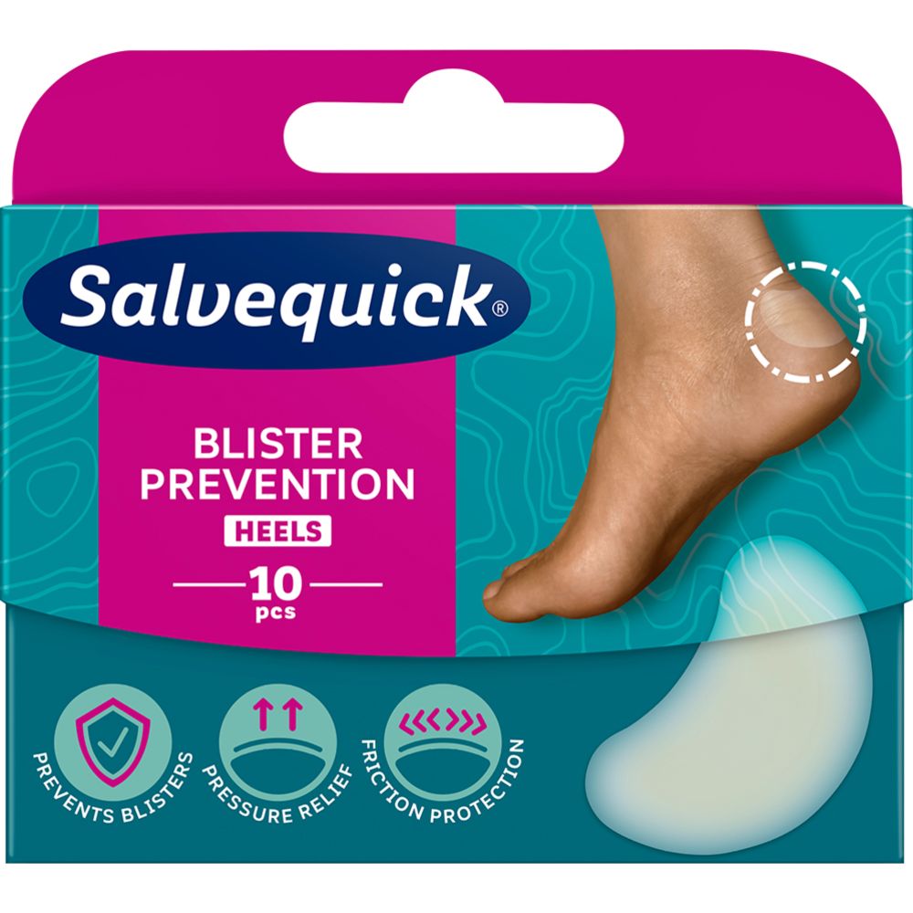 Salvequick Blister Prevention Heels rakkolaastari 10kpl