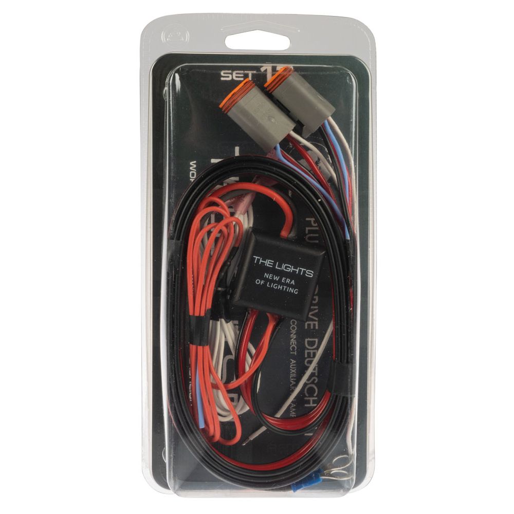 Plug & Drive kabelsats för extraljus 2 x 4-polig DT set12 12/24V