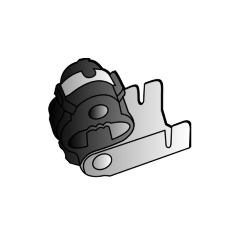 Pakoputkiston kumipalkki 14-50185