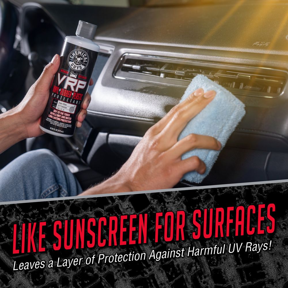 Chemical Guys VRP Vinyl + Rubber + Plastic Protectant kumin- ja muovinhoitoaine 473 ml