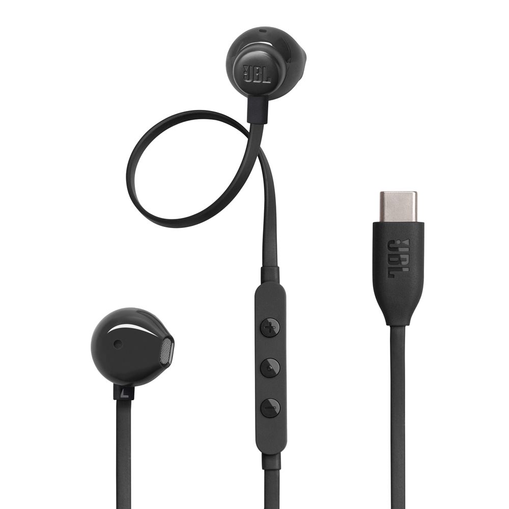JBL Tune 305C USB-C-hörlurar svart