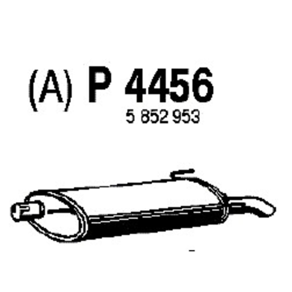 Takaäänenvaimentaja 14-4456