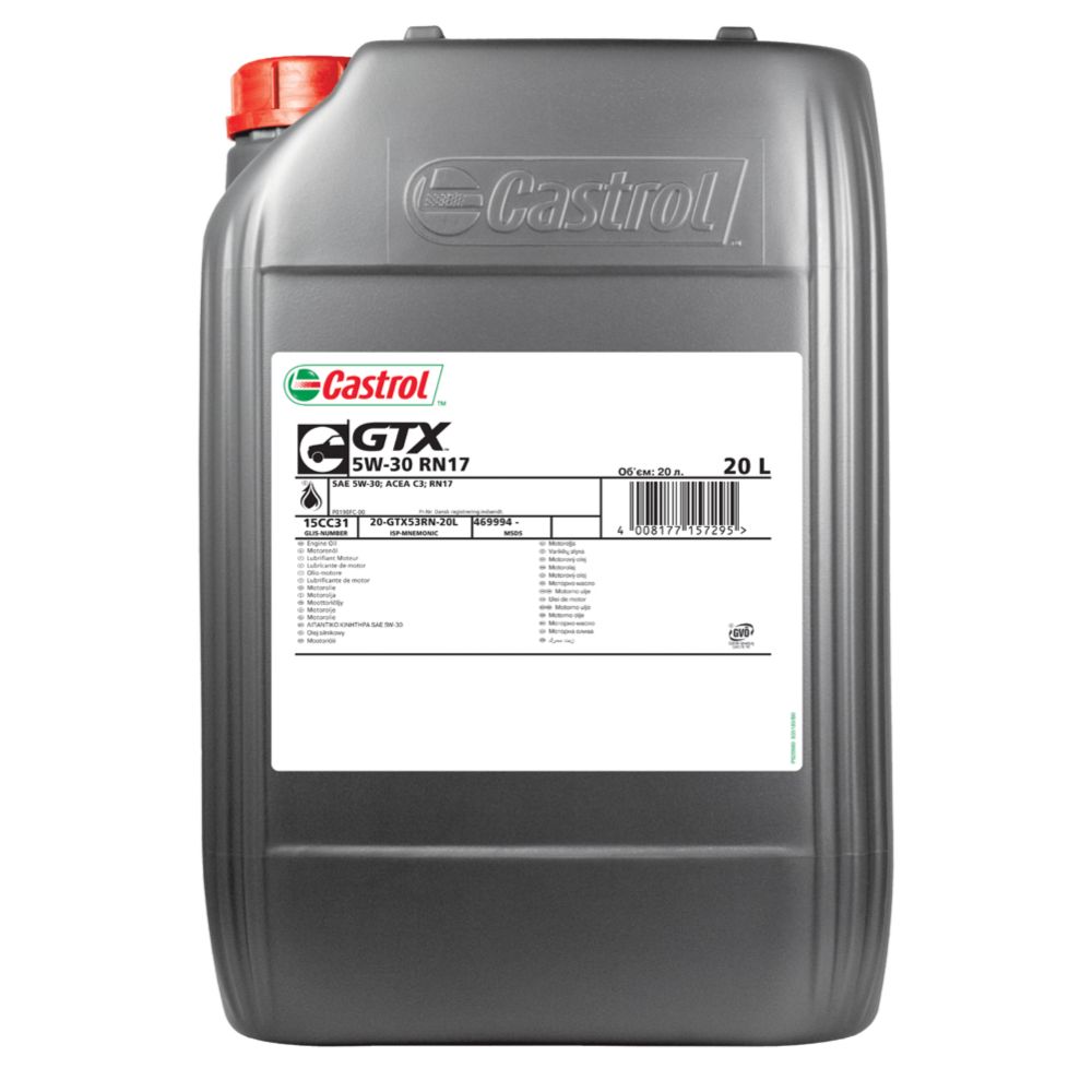 Castrol GTX 5W-30 RN17 motorolja 20 L