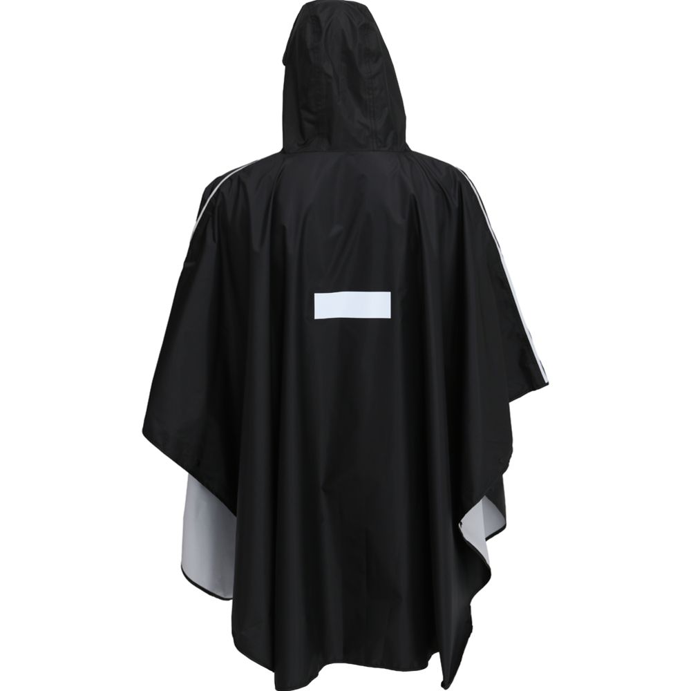 Woodlander regnponcho svart