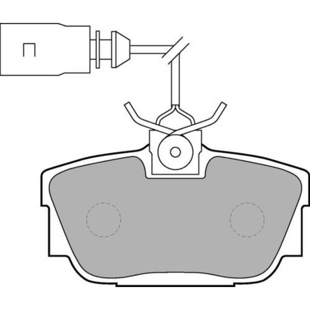 Bromsbeläggssats 22-1684