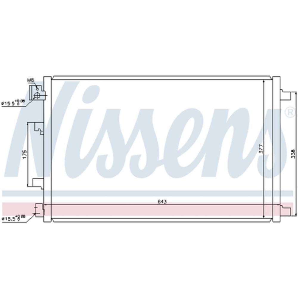 Ilmastointilaitteen lauhdutin 30-05147