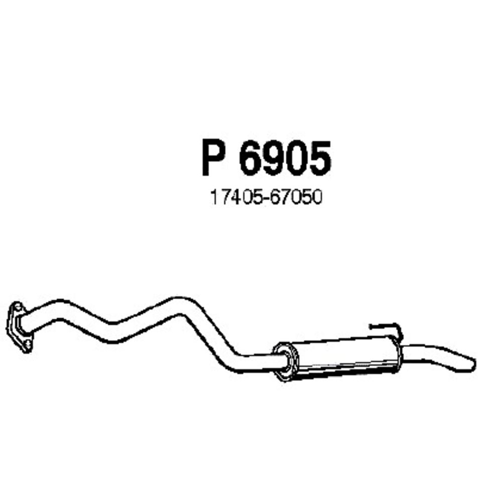 Takaäänenvaimentaja 14-6905