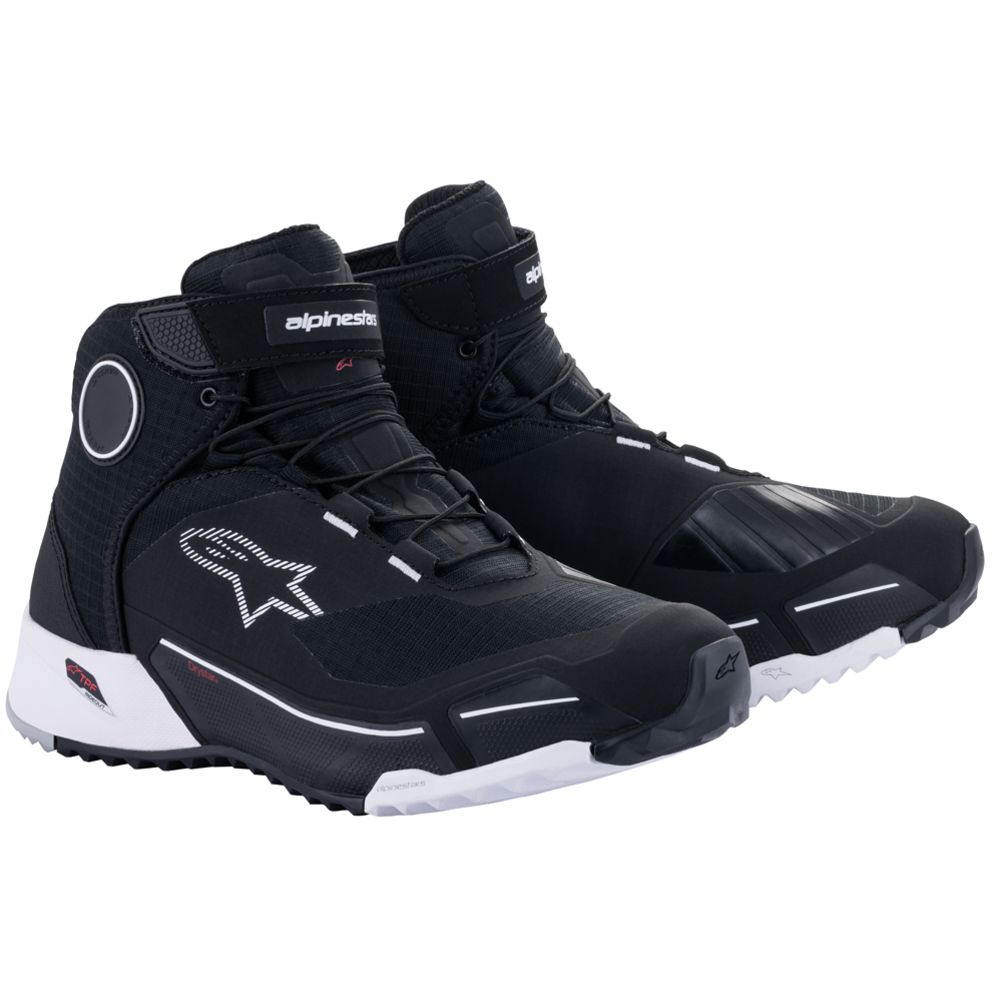 Alpinestars CR-X Drystar ajokengät musta/valkoinen 45