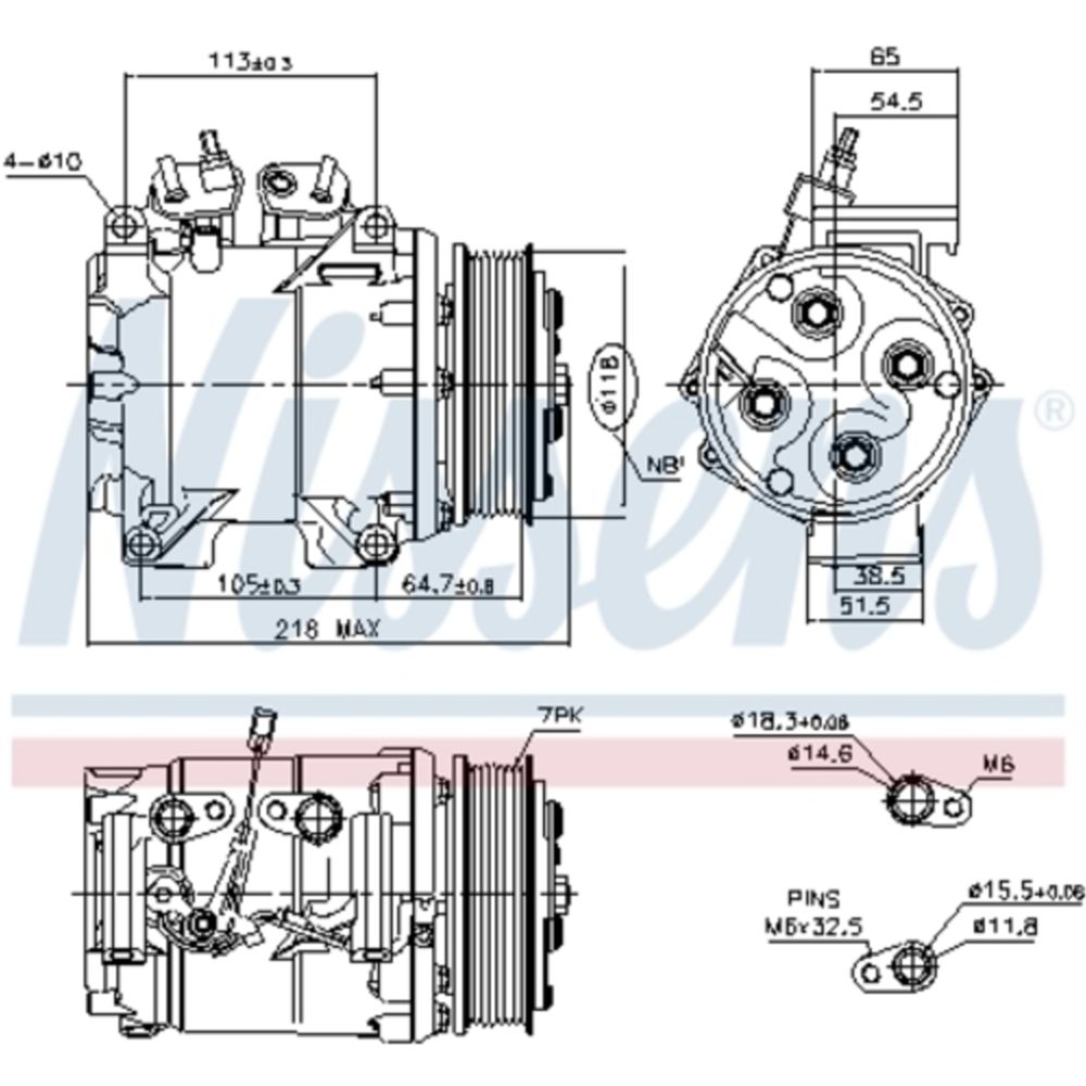 Ilmastointilaitteen kompressori 30-04417