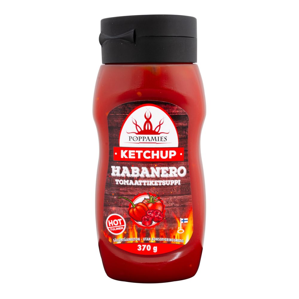 Poppamies Habanero tomatiketšup, 370 g