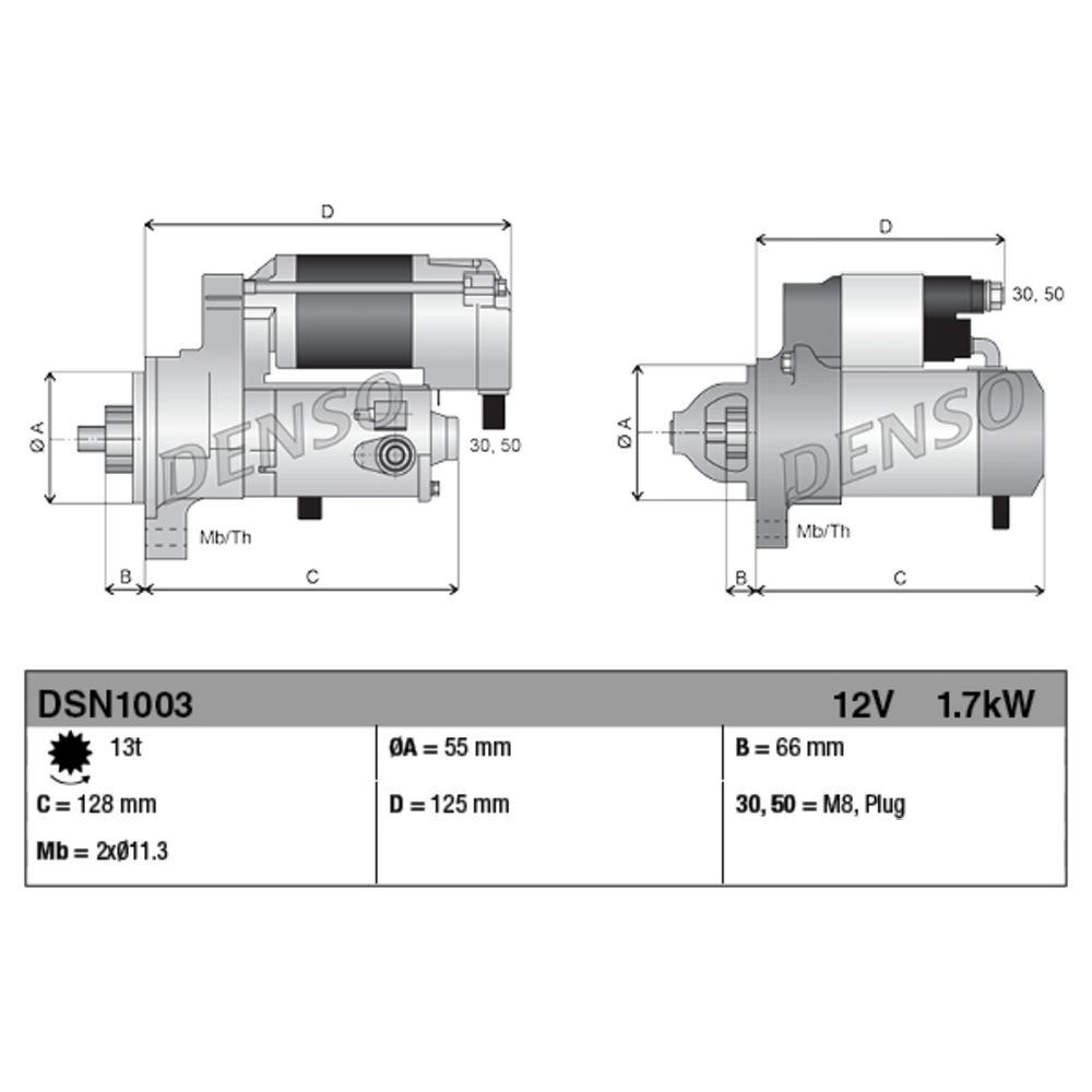 Startmotor 13-2817