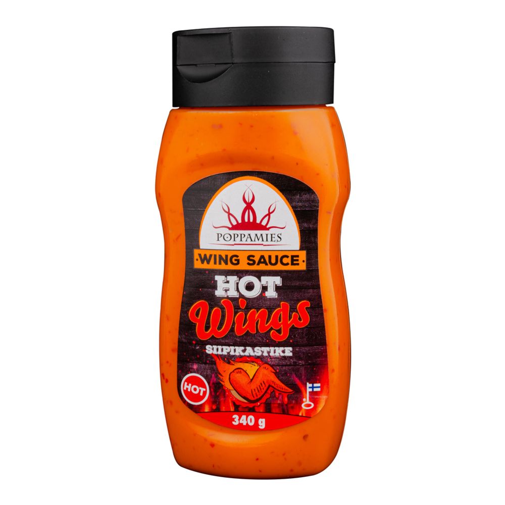 Poppamies Wing Sauce Hot 340 g