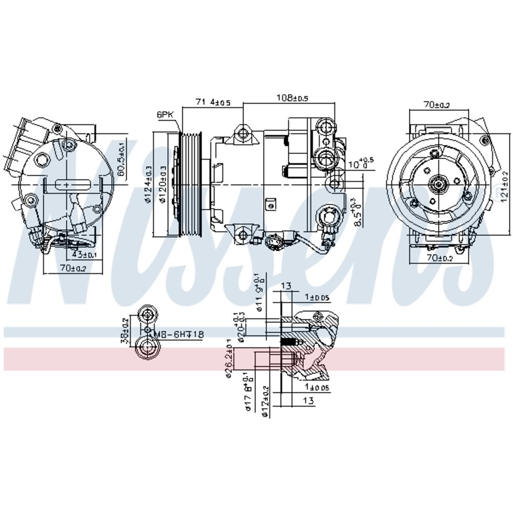 Ilmastointilaitteen kompressori 30-00306