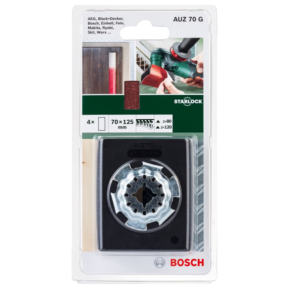 Bosch profiilihiomatarvikepakkaus Starlock AUZ 70 G + 70 x 125 mm