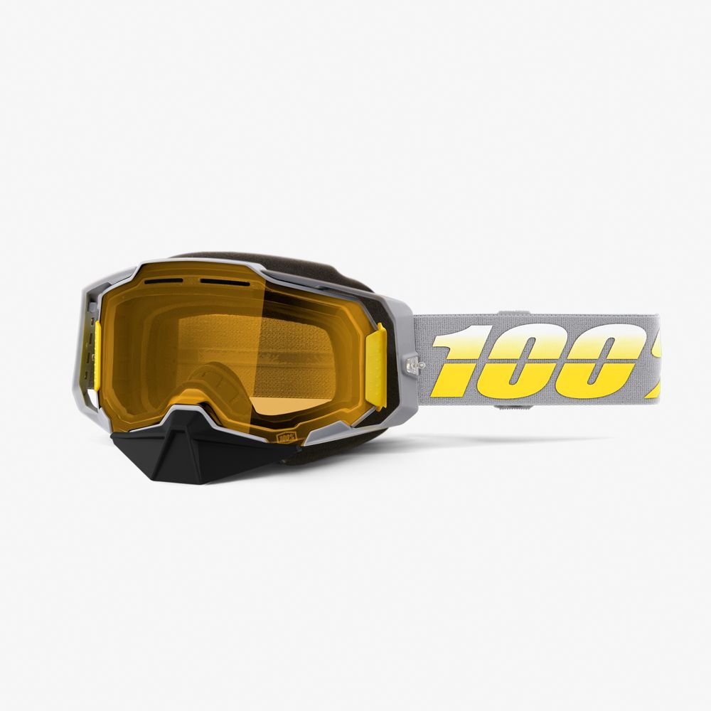 100% Armega Complex skoterglasögon gul lins