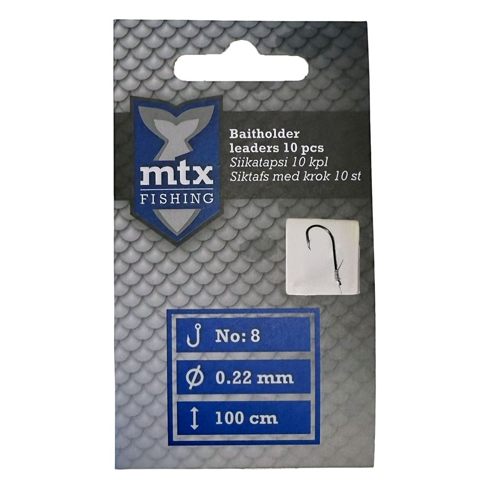MTX Fishing siikatapsi no: 8 10 kpl