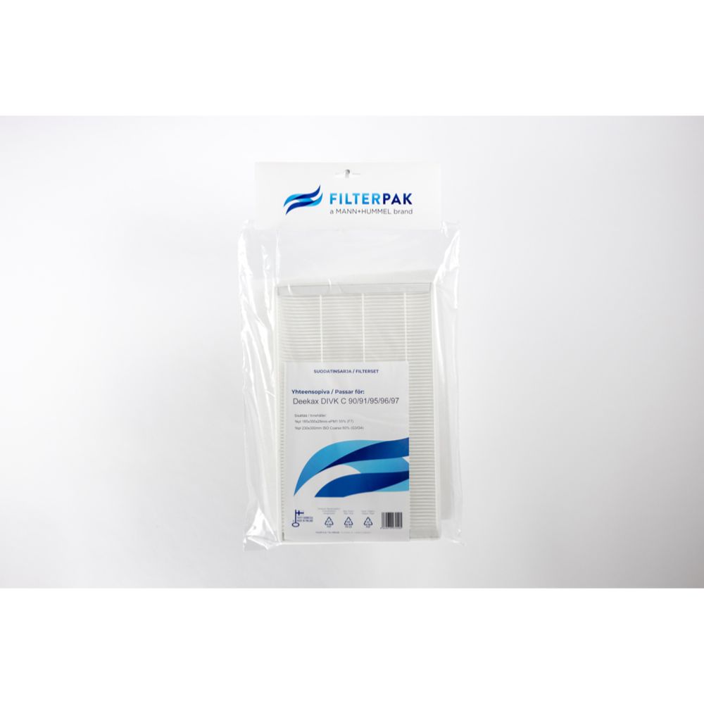 Filterpak Deekax DIVK C pientalosuodatinpakkaus