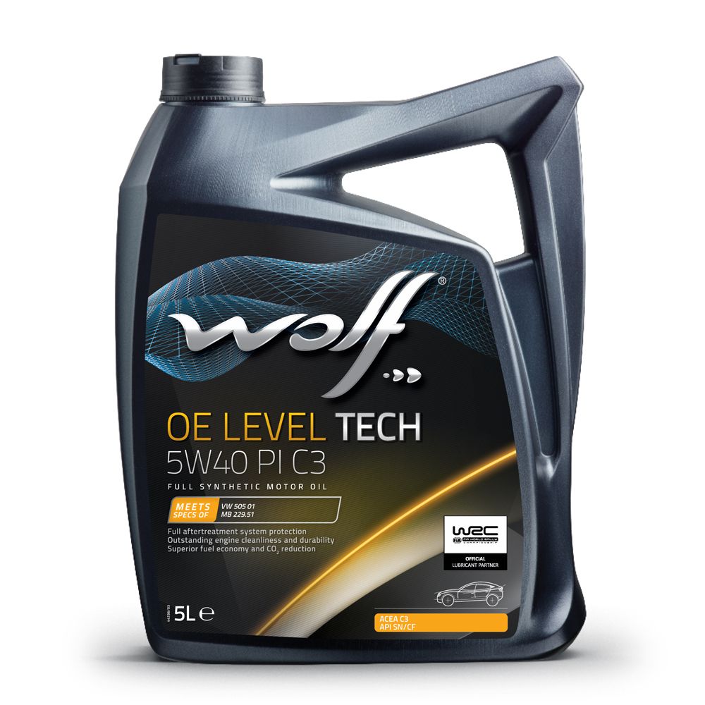 Wolf OE Level Tech 5W-40 PI C3 5 l moottoriöljy