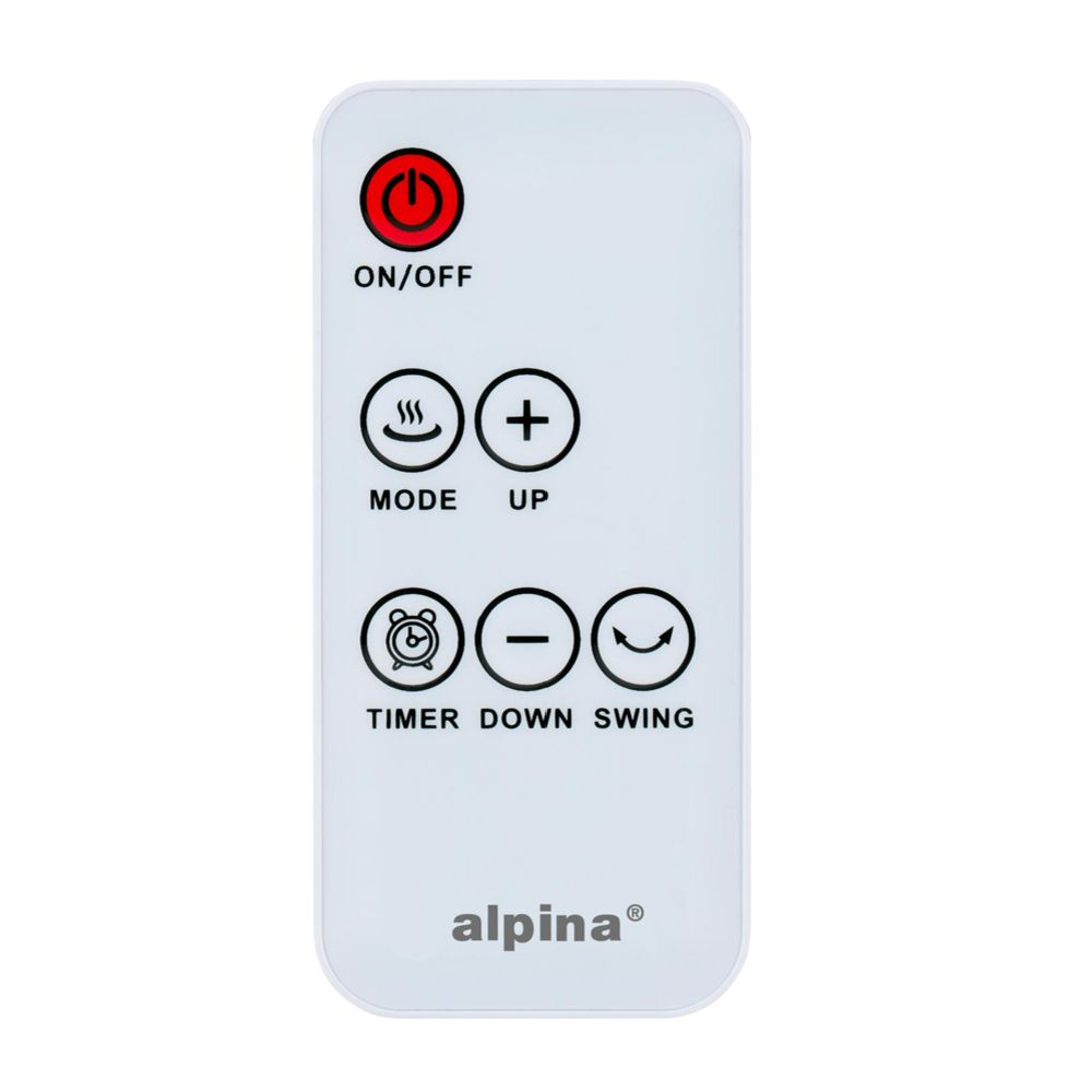 Alpina oscillerande värmefläkt 1000/1500 W