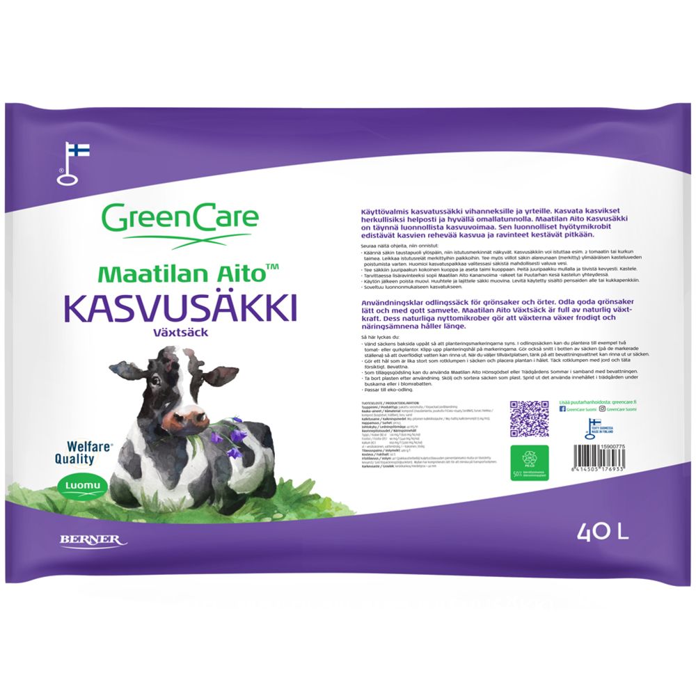 GreenCare Maatilan Aito kasvusäkki 40 l