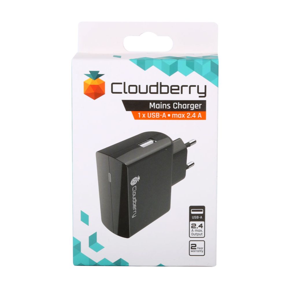Cloudberry verkkovirtalaturi 1 x USB-A 2,4 A