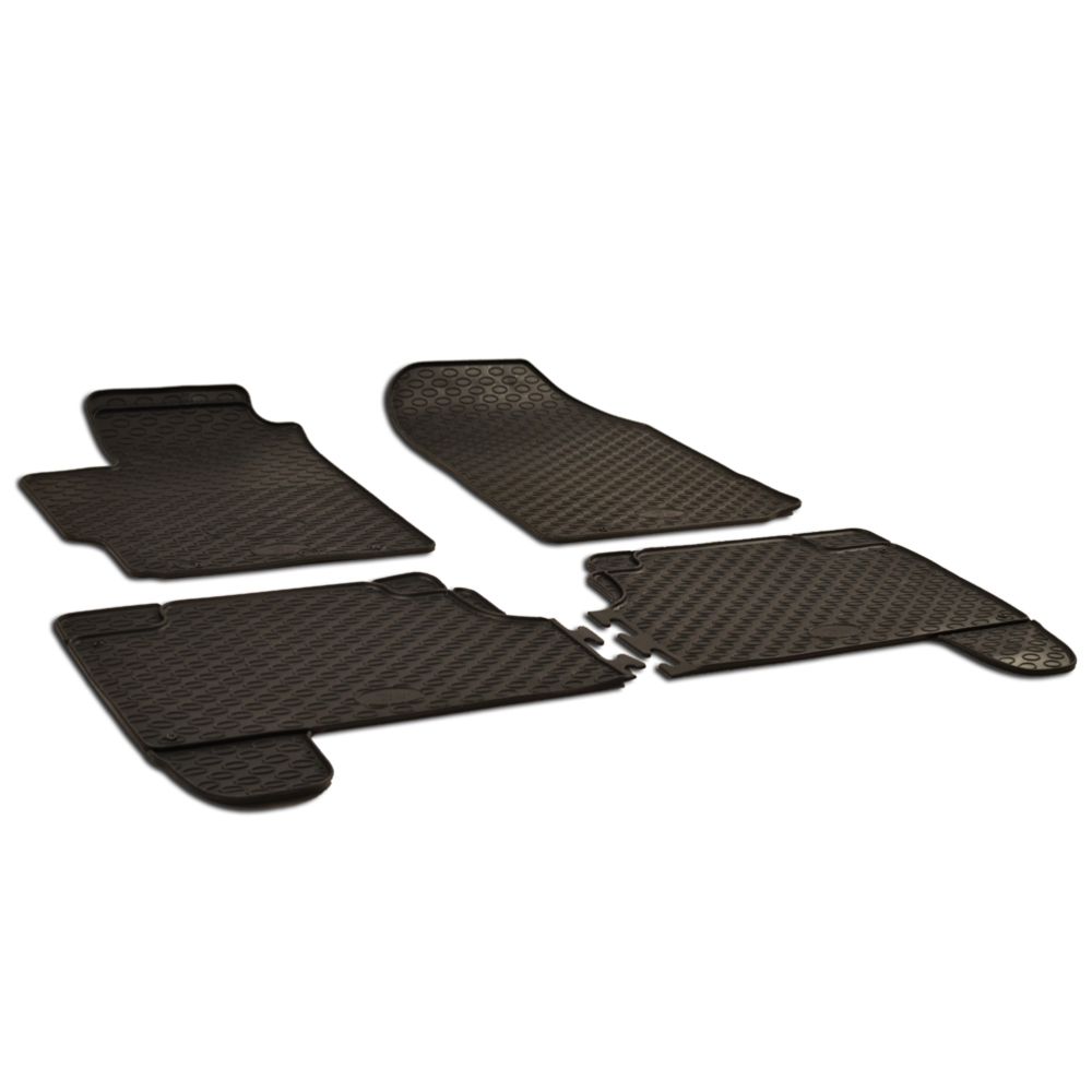 Kummimattide komplekt, Toyota Yaris, 2006—2020, must