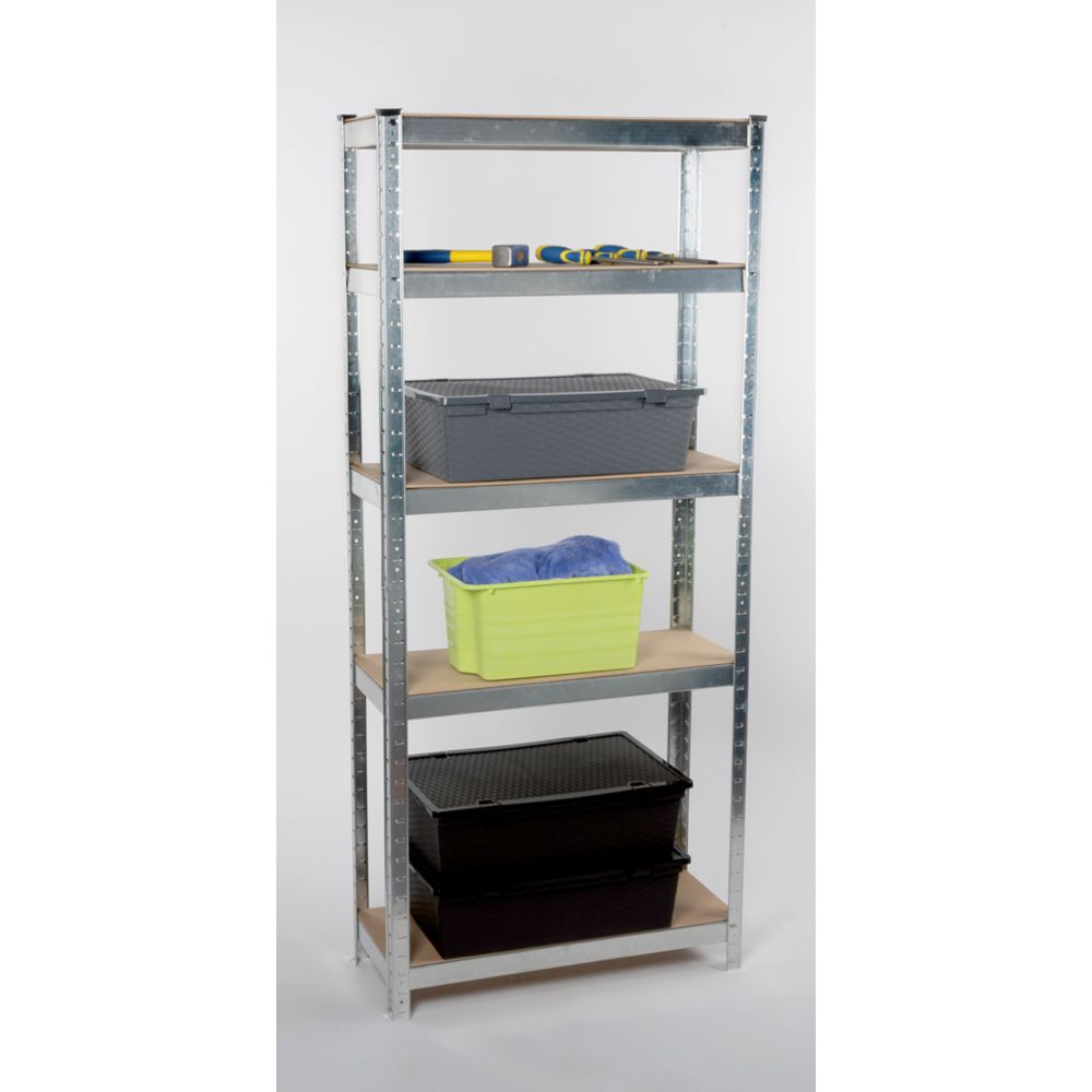 Kinzo lagerhylla 150 kg/hylla 172 x 75 x 30 cm