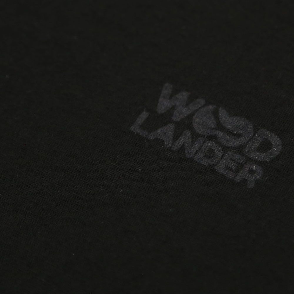 Woodlander miesten 100% merinovilla T-paita, musta